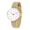 Billede af Arne Jacobsen ur - Bankers - hvid 34mm