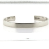 Billede af Armring åben i bund firkantet  rekt. tråd br. 6,5* tyk. 2,0 mm. 14 kt. hvg.