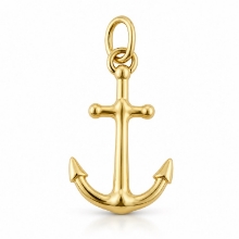 Billede af Vedhæng anker 8 kt. (38 mm)