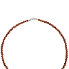 Billede af Jane Kønig Bead Necklace Carnelian halskæde sølv (41 cm)