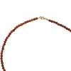 Billede af Jane Kønig Bead Necklace Carnelian halskæde forgyldt sølv (41 cm)