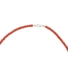 Billede af Jane Kønig Bead Necklace Coral halskæde sølv (41 cm)