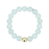 Billede af BAY "Mint Bracelet" armbånd forgyldt stål m. sten