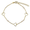 Billede af Aqua Dulce Alma Pearl armbånd forgyldt sølv m. fvp (17+3 cm)