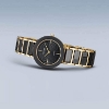 Billede af Bering Ceramic Diamond dameur stål gulddoublé 29mm 5bar