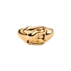 Billede af Maria Black 'Rabbit Mini Signet' ring forgyldt sølv (str. 50)