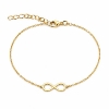 Billede af Belladi "Elva" armbånd forgyldt sølv (16+3 cm)