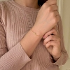 Billede af Belladi "Elva" armbånd forgyldt sølv (16+3 cm)