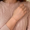 Billede af Belladi "Florina" armbånd forgyldt sølv m. cz (16+3 cm)