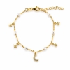 Billede af Belladi "Ida" armbånd forgyldt sølv m. cz + fvp (16+3 cm)