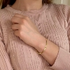 Billede af Belladi "Isabella" armbånd forgyldt sølv (16+3 cm)