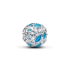 Billede af Pandora Openwork Svømmende Fisk charm sølv m. emalje