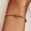 Billede af Pandora Sol Openwork charm forgyldt metalblanding m. krystal