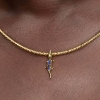 Billede af Pandora Alligator charm forgyldt metalblanding m. krystal