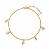 Billede af Aqua Dulce Costa Anklet ankelkæde forgyldt sølv (22 + 4 cm)