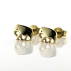 Billede af Ørestik elefant guld - Priser fra