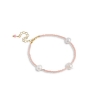 Billede af ENAMEL Copenhagen Petra Light Pink armbånd forgyldt stål (15+4cm)