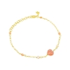 Billede af Susanne Friis Bjørner Armbånd sølv m. fvp + sten (16-20 cm)