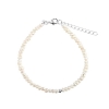 Billede af Aqua Dulce Love Pearls armbånd sølv m. fvp (17 + 3 cm)