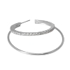 Billede af Jane Kønig Double Olympia Hoop With Stones ørering stål (1 stk.) 