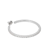 Billede af Jane Kønig Olympia Hoop 27 With Stones ørering stål (1 stk.) 