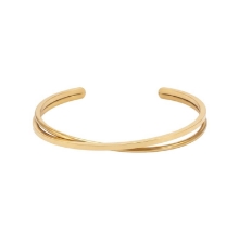 Billede af Jane Kønig Olympia Bangle armring forgyldt stål - Medium (53 mm)