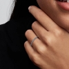 Billede af Pandora Funklende Akvamarin Halv Evighedsbåndring m. cz (str. 48-60)