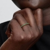 Billede af Pandora Funklende Grøn Evighedsbåndring forgyldt metalblanding m. krystal (str. 48-60)
