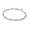 Billede af Pandora Regnbuefarvet Tennisarmbånd sølv m. cz/krystal (16-20 cm)