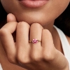 Billede af Pandora Disney Vaiana Blomster ring forgyldt metalblanding m. emalje + cz (str. 48-60)