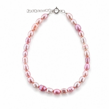 Billede af Belladi "Ella Pink" armbånd sølv m. fvp (16 + 3 cm)