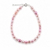 Billede af Belladi "Ella Pink" armbånd sølv m. fvp (18 + 3 cm)