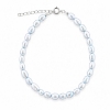 Billede af Belladi "Ella Blue" armbånd sølv m. fvp (16-22 cm)