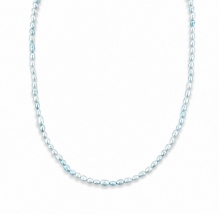 Billede af Belladi "Ella Blue" halskæde sølv m. fvp (40+3 cm)