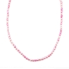 Billede af Belladi "Ella Pink" halskæde sølv m. fvp (45+3 cm)