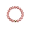 Billede af BAY "Coral Bracelet" armbånd forgyldt stål m. sten