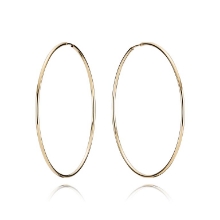 Billede af Creol ørering 1,5mm. 75 mm. 14kt.