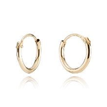 Billede af Creol ørering 1,3mm. 15 mm. 8kt.