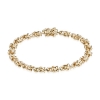 Billede af BNH Armbånd knude bredde 7,6 mm 18,5cm 14 kt.