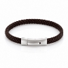 Billede af Gentleman's "Logan" armbånd brun læder (19,5-23 cm)