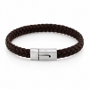Billede af Gentleman's "Diego" armbånd brun læder (19,5 cm)