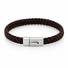 Billede af Gentleman's "Diego" armbånd brun læder (19,5 cm)