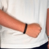 Billede af Gentleman's "Pablo" armbånd sort læder (21 cm)