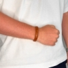 Billede af Gentleman's "Charles" armbånd brun læder (19,5-23 cm)