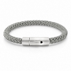 Billede af Gentleman's "James" armbånd grå nylon (19,5-23 cm)