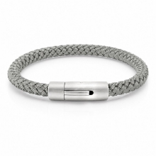 Billede af Gentleman's "James" armbånd grå nylon (23 cm)