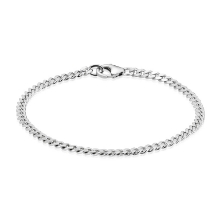 Billede af Armbånd panser facet, t 1,05/br 3,3mm 18,5cm 14 kt. hvg