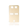 Billede af ID plade stor 22*34mm tyk 0,5mm (massiv) 8kt