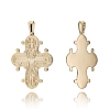 Billede af Dagmarkors blank bagside 14 kt 40*33 mm