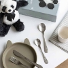 Billede af Nordahl Andersen børnebestik stål 4 dele m. panda inkl Panda bamse